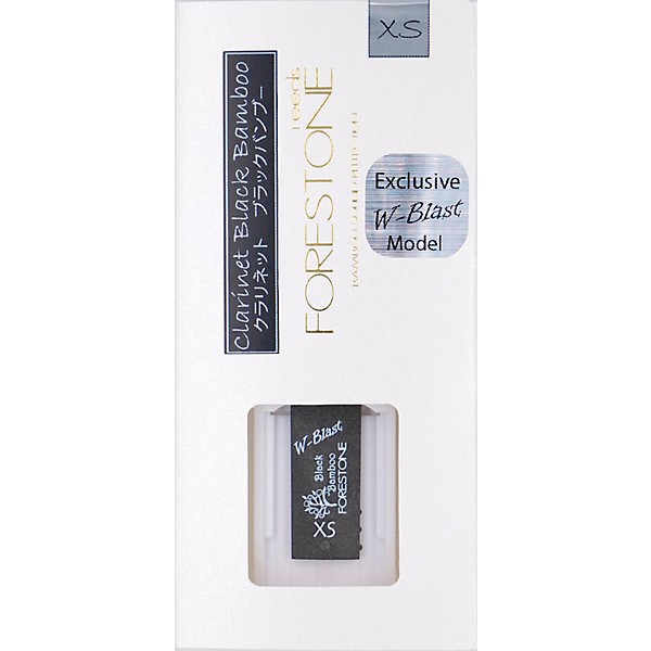 Forestone Black Bamboo Clarinet Reed with Double Blast XS