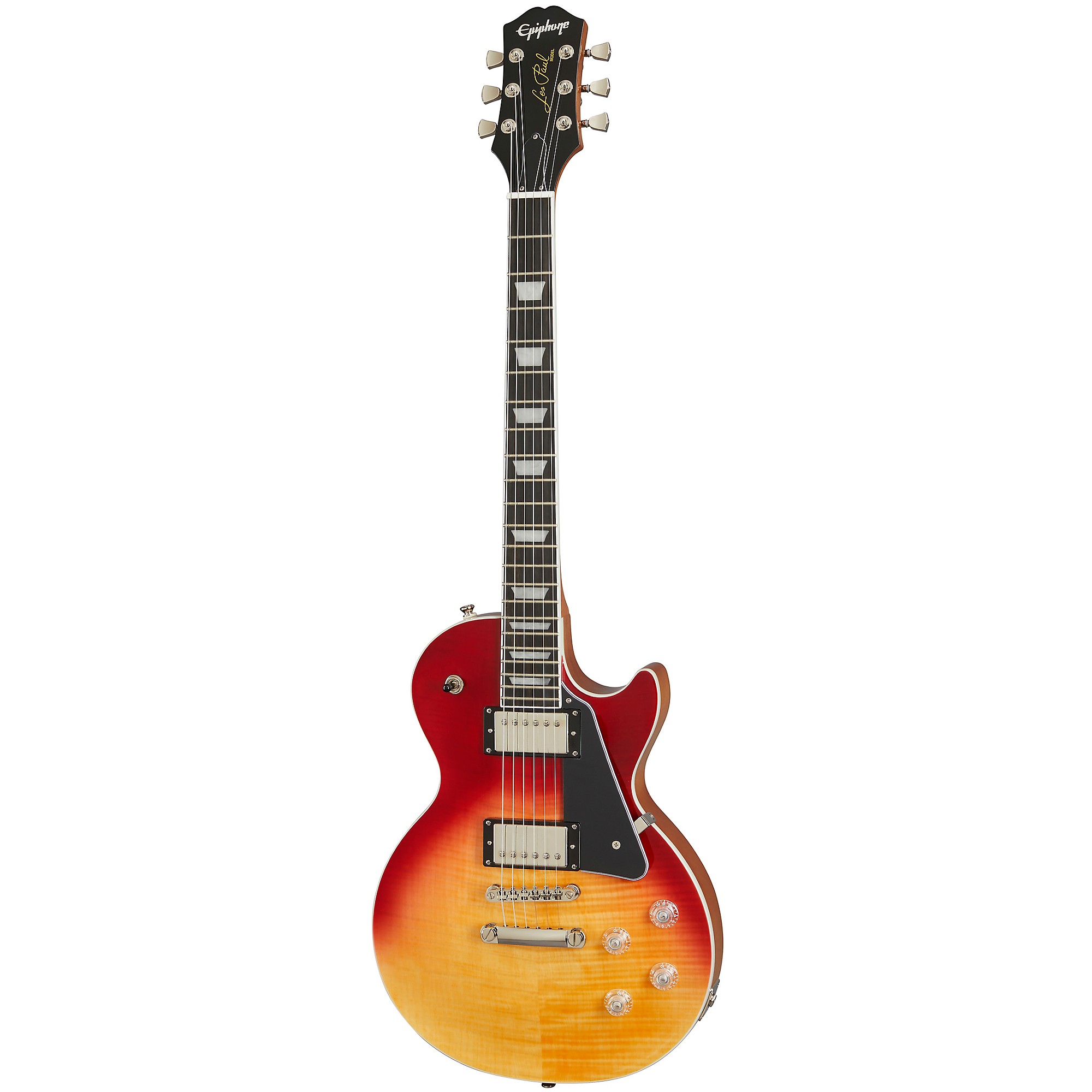Epiphone Les Paul Modern Figured Electric Guitar Magma Orange Fade