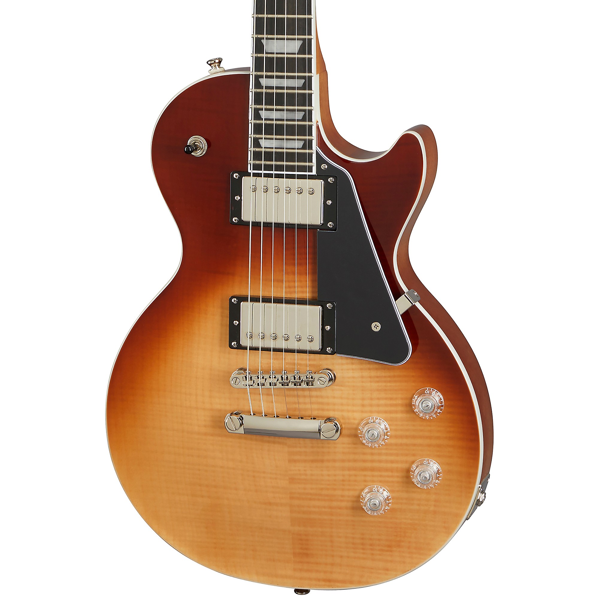 Open Box Epiphone Les Paul Modern Figured Electric Guitar Caffe