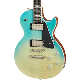 Epiphone Les Paul Modern Figured Electric Guitar Caribbean Blue Fade