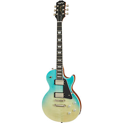 Epiphone Les Paul Modern Figured Electric Guitar Caribbean Blue Fade for sale