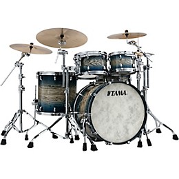 TAMA STAR Walnut 4-Piece Shell Pack With 22" Bass Drum Indigo Japanese Sen Burst