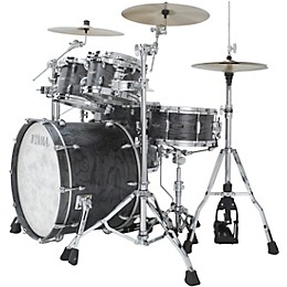 TAMA STAR Walnut 4-Piece Shell Pack With 22" Bass Drum Satin Charcoal Japanese Sen