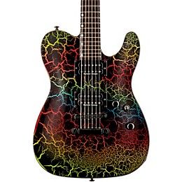 ESP LTD Eclipse '87 NT Electric Guitar Rainbow Crackle