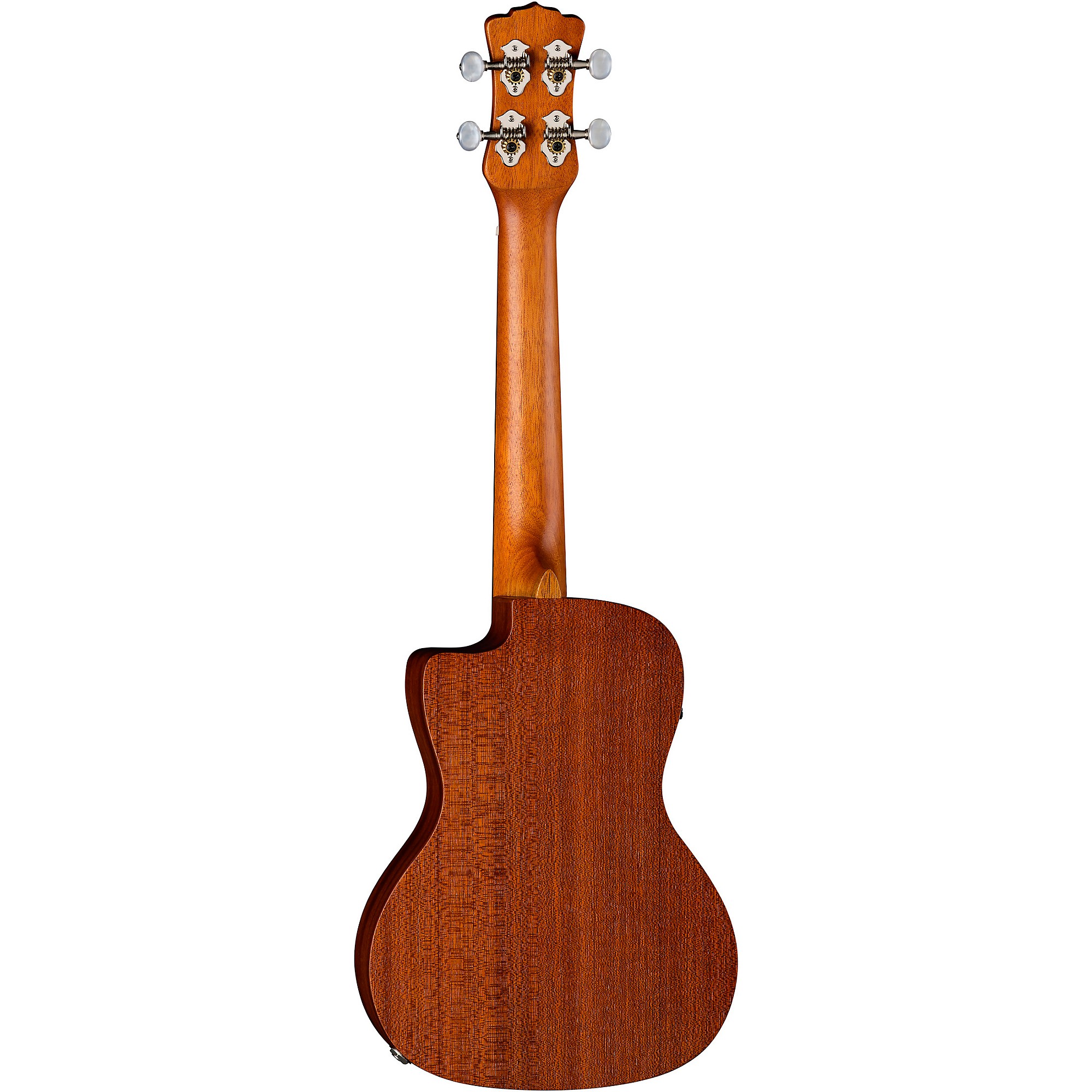 Luna Tribal Concert Acoustic-Electric Ukulele Satin Natural