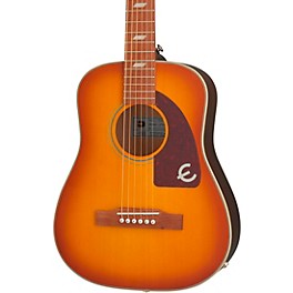 Epiphone Lil' Tex Travel Acoustic-Electric Guitar Faded Cherry Sunburst