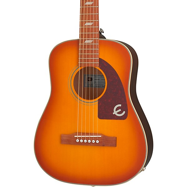 Epiphone Lil' Tex Travel Acoustic-Electric Guitar Faded Cherry Sunburst