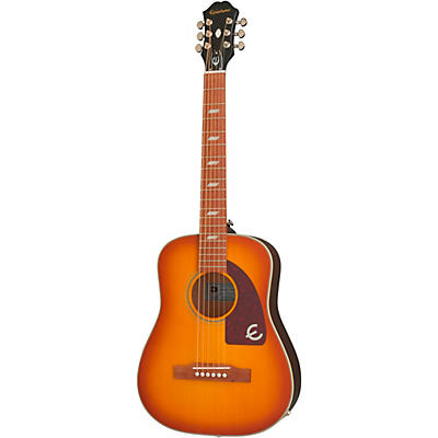 Epiphone Lil' Tex Travel Acoustic-Electric Guitar Faded Cherry Sunburst for sale