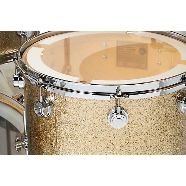 DW Collectors Series 4-Piece SSC Maple Shell Pack With Chrome Hardware Nickel Sparkle Glass
