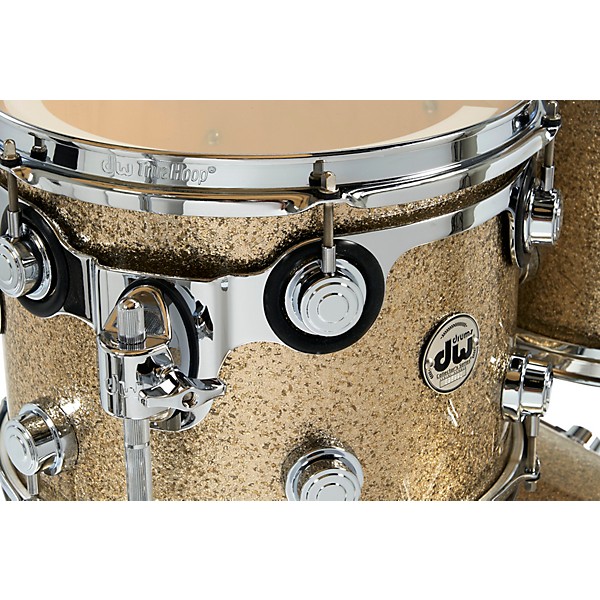 DW Collectors Series 4-Piece SSC Maple Shell Pack With Chrome Hardware Nickel Sparkle Glass