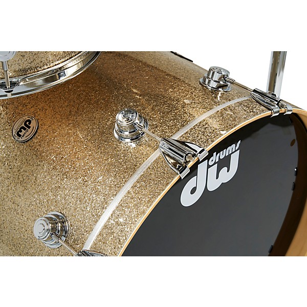 DW Collectors Series 4-Piece SSC Maple Shell Pack With Chrome Hardware Nickel Sparkle Glass