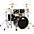 DW Collectors Series 4-Piece SSC Maple... DW Collectors Series 4-Piece SSC Maple Shell Pack With Chrome Hardware Black Velvet