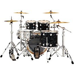 DW Collectors Series 4-Piece SSC Maple Shell Pack With Chrome Hardware Black Velvet