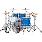 DW Collectors Series 4-Piece SSC Maple Shell Pack With Chrome Hardware Blue Glass