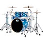 DW Collectors Series 4-Piece SSC Maple Shell Pack With Chrome Hardware Blue Glass