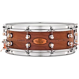 Pearl Music City Custom Solid Shell... Pearl Music City Custom Solid Shell Snare Walnut with Kingwood Center Inlay 14 x 5 in.