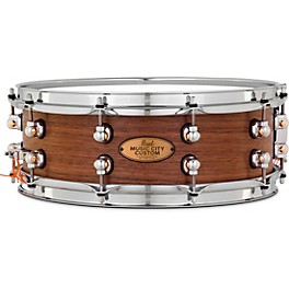 Pearl Music City Custom Solid Sh... Pearl Music City Custom Solid Shell Snare Walnut in Hand-Rubbed Natural Finish 14 x 5 in.