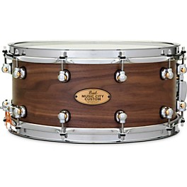 Pearl Music City Custom Solid ... Pearl Music City Custom Solid Shell Snare Walnut in Hand-Rubbed Natural Finish 14 x 6.5 in.