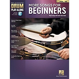 Hal Leonard More Songs for Beginners Drum Play-Along Book/Audio Online