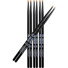 Vic Firth Buy 3 Pairs Black Extreme Drum Sticks, Get 1 Pair Free 5A Wood