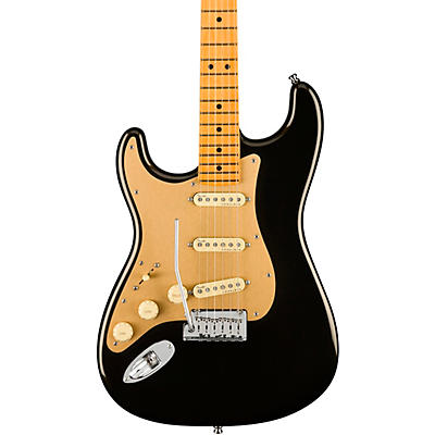 Fender American Ultra Stratocaster Maple Fingerboard Left-Handed Electric Guitar Texas Tea for sale