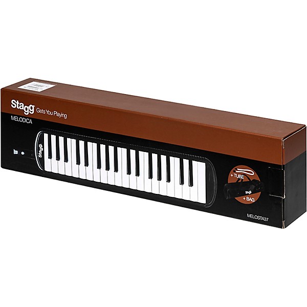 Stagg Melodica with 37 Keys Red