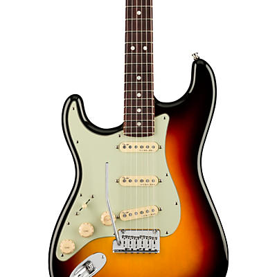 Fender American Ultra Stratocaster Rosewood Fingerboard Left-Handed Electric Guitar Ultraburst for sale