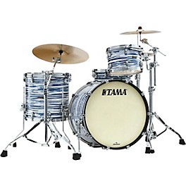 TAMA Starclassic Maple 3-Piece Shell Pack... TAMA Starclassic Maple 3-Piece Shell Pack With 22" Bass Drum Blue & White Oyster