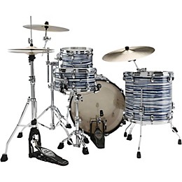 TAMA Starclassic Maple 3-Piece Shell Pack With 22" Bass Drum Blue & White Oyster