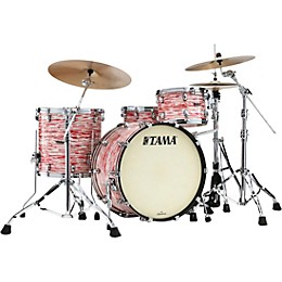 TAMA Starclassic Maple 3-Piece Shell Pack With 22" Bass Drum Red & White Oyster