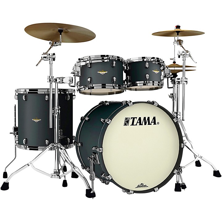 tama キャデラ TAMA Starclassic Maple 4-Piece Shell Pack With Black Nickel