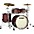 TAMA Starcla... TAMA Starclassic Maple 4-Piece Shell Pack With Black Nickel Hardware and 22" Bass Drum Flat Burgundy Metallic