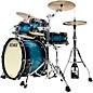TAMA Starclassic Maple 4-Piece Shell Pack With Black Nickel Hardware and 22" Bass Drum Molten Electric Blue Burst