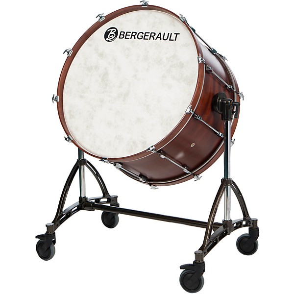 Bergerault Concert Bass Drum, 40x22" With Tilting Stand 40 x 22 in.