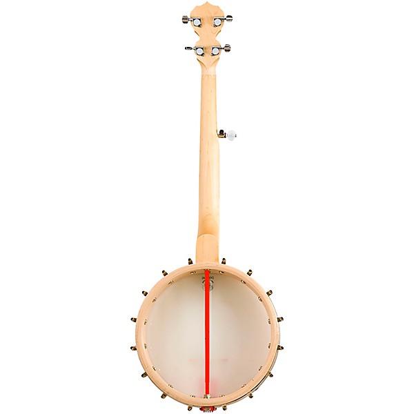 Deering Goodtime Jr. Open-back Nickel Banjo Chevy Orange