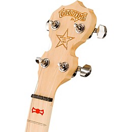 Deering Goodtime Jr. Open-back Nickel Banjo Chevy Orange