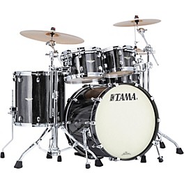 TAMA Star... TAMA Starclassic Maple 4-Piece Shell Pack With Chrome Hardware and 22" Bass Drum Black Clouds and Silver Linings