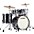 TAMA Star... TAMA Starclassic Maple 4-Piece Shell Pack With Chrome Hardware and 22" Bass Drum Black Clouds and Silver Linings