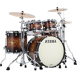 TAMA Starclassic... TAMA Starclassic Maple 4-Piece Shell Pack With Chrome Hardware and 22" Bass Drum Molten Satin Brown Burst