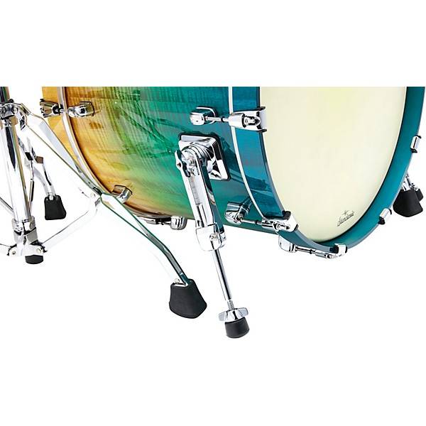 TAMA Starclassic Maple 4-Piece Shell Pack With 22" Bass Drum and Chrome Shell Hardware Marine Shoreline Movingui Fade