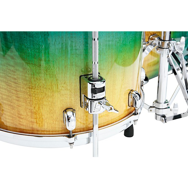 TAMA Starclassic Maple 4-Piece Shell Pack With 22" Bass Drum and Chrome Shell Hardware Marine Shoreline Movingui Fade