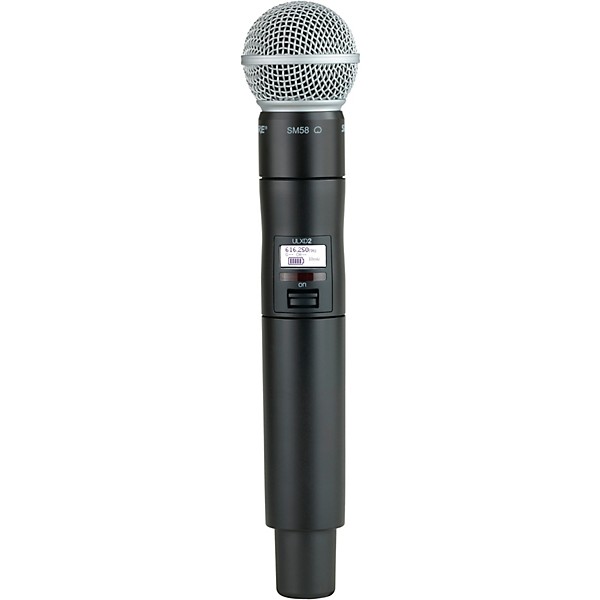 Shure ULXD2 Digital Handheld Transmitter With SM58 Capsule - Band G57