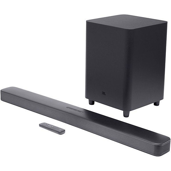 Open Box JBL Bar 5.1 Surround Soundbar with Wireless Subwoofer Level 1 Black