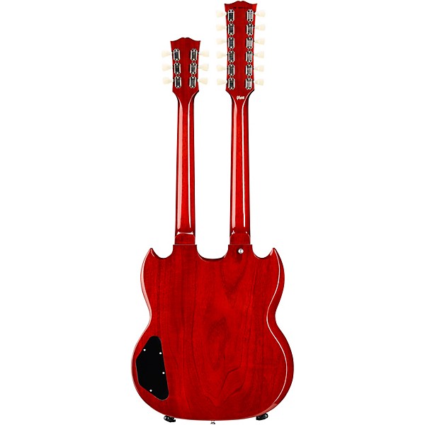 Platinum Gibson Custom EDS-1275 Double Neck Electric Guitar Cherry