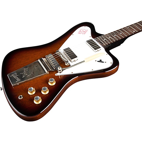 Gibson Custom 1965 Non-Reverse Firebird V With Maestro Vibrola Electric Guitar Vintage Sunburst