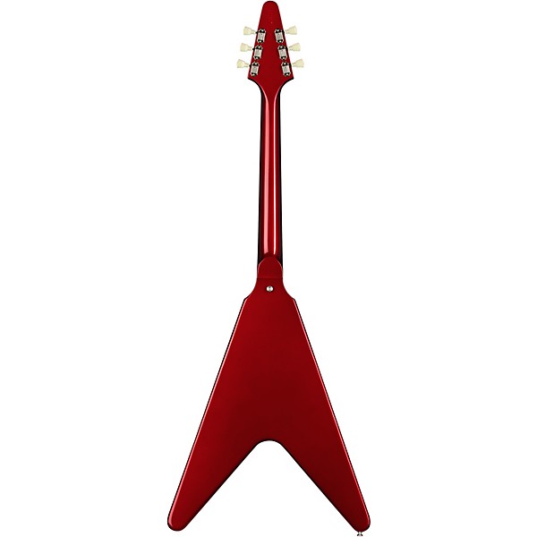 Platinum Gibson Custom 1967 Mahogany Flying V Reissue With Maestro