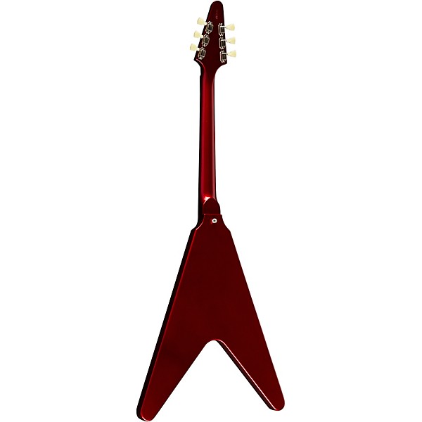 Gibson Custom 1967 Mahogany Flying V Reissue With Maestro Vibrola Electric Guitar Sparkling Burgundy