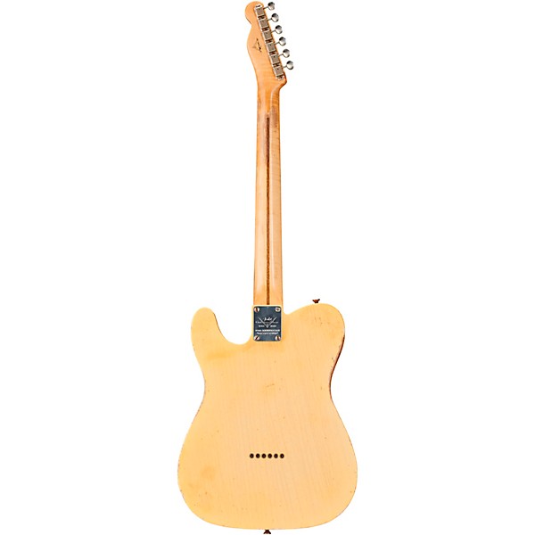 Fender Custom Shop Masterbuilt Limited 70th Anniversary Broadcaster Relic Electric Guitar Faded Nocaster Blonde