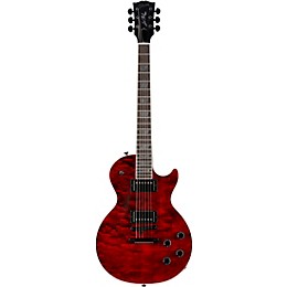 Gibson Les Paul Blood Moon Satin Quilt Top Limited-Edition Electric Guitar Black Cherry