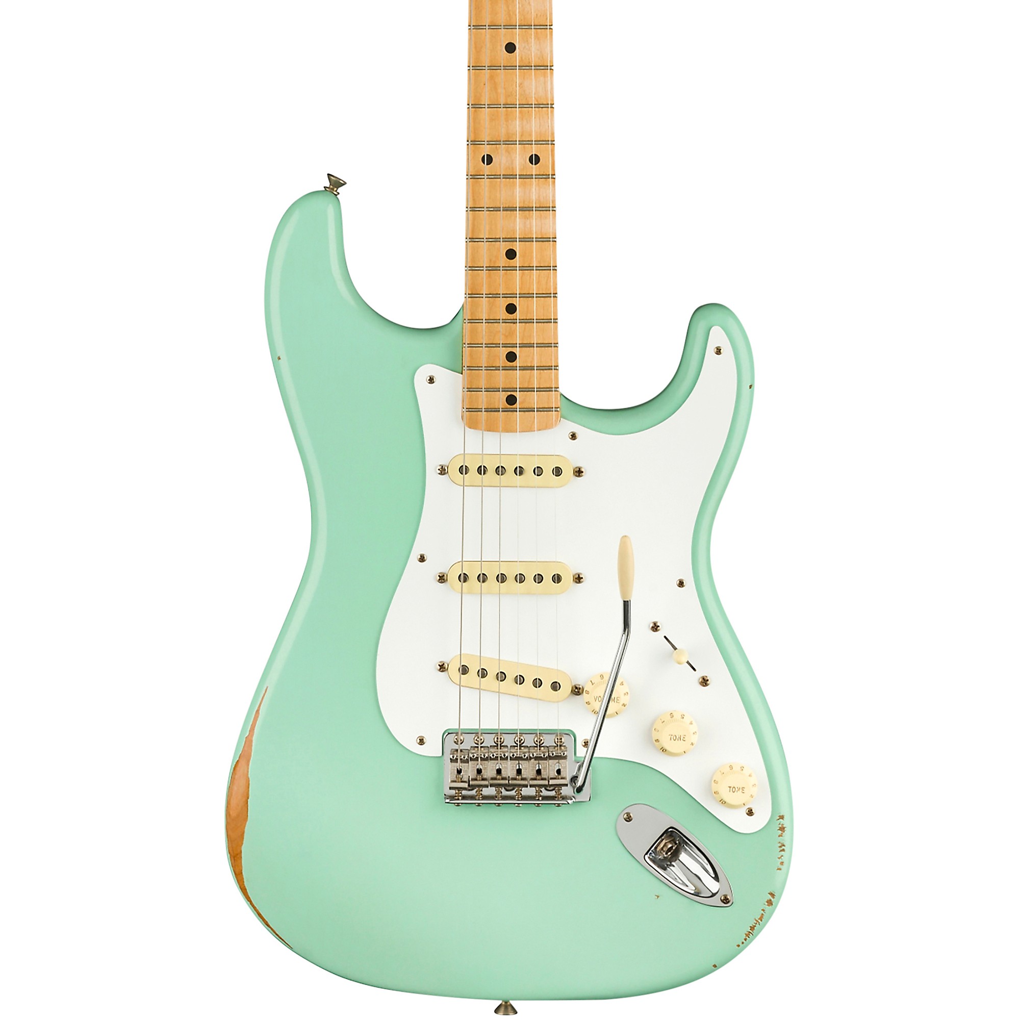 ギター Fender Road Worn 50s Stratocaster Fender Road Worn '50s Stratocaster, Maple Fingerboard - Surf